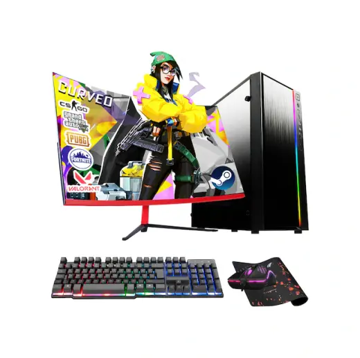Ramtech RK-109 i5-3470 16 GB 256 GB + 500 GB 23.8" Free Dos FHD Masaüstü Oyuncu Bilgisayarı