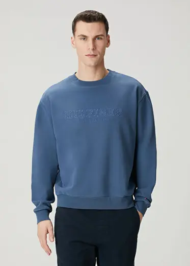 Mavi Logo Nakışlı Sweatshirt