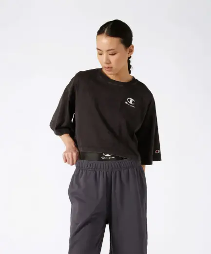 Champion Icons Plush Wash Crewneck T-Shirt