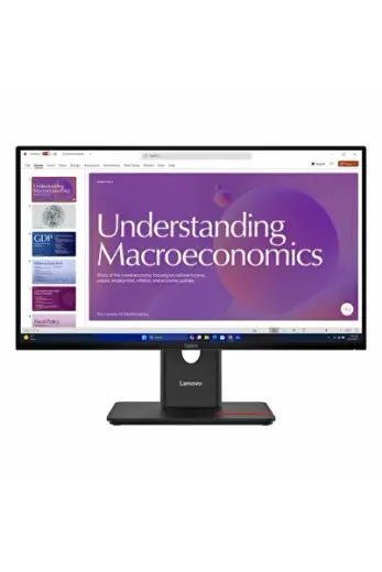 ThinkVision T24D-40 64B9GAT1TK 23.8" 120Hz 4Ms HDMI+DP+USB-C+RJ45 FullHD IPS Pivot Vesa Monit