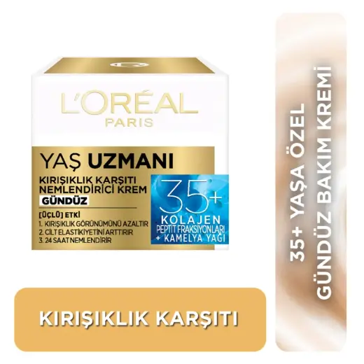 Loreal Paris Yaş Uzmanı 35+ Kırışıklık Karşıtı Nemlendirici Krem 50 ml