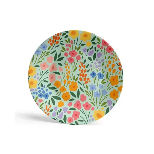 Fern&Co Flora Collection Büyük Tabak 4 Lü Set