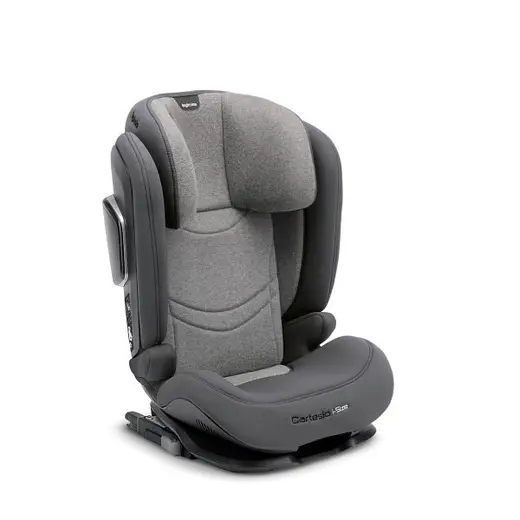 Inglesina Cartesio i-Size Isofix Oto Koltuğu 100-150 cm (3-12 Yaş) 7 Kademe Baş Desteği - Stone Grey