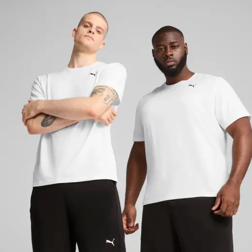 Puma Tad Ess Solid Cat Lc Erkek Beyaz Antrenman T-Shirt