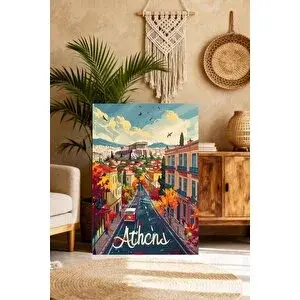 Marka Özel Tasarım Vintage Seyahat Posteri Klasik Kanvas Tablo Lüks Duvar Sanatı | Modern Duvar Dekoru | Salon, Yatak Odası Ve Ofis İçin | Sanatsal Ev Dekorasyonu 35x50 cm