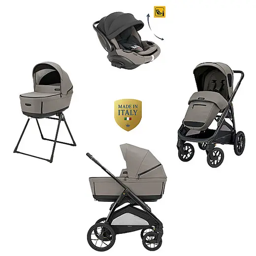 Inglesina Aptica XT Glam Bebek Arabası & Darwin Recline Evo Ana Kucaklı 4'lü Sistem - Tundra Beige