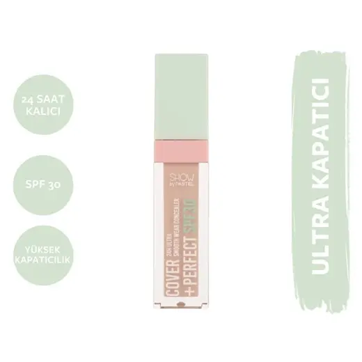 Show by Pastel Cover+Perfect Concealer SPF30 Ultra Kapatıcı 304 Nude Pink