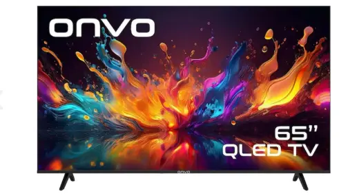 ONVO VQ90/ 65" FRAMELESS UHD QLED GOOGLE TV ULTRA İNCE ÇERÇEVE