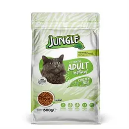 Jungle Tavuk-Balıklı Yetişkin Kedi Maması 1.5 Kg 1