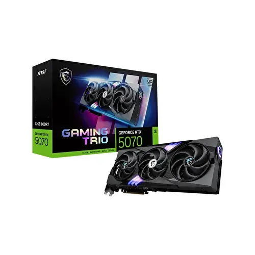 MSI RTX 5070 12G GAMING TRIO OC 12 GB GDDR7 192bit Ekran Kartı