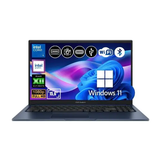 Asus Vivobook 15 X1504VA-BQ4101 ATL13 Intel Core 5 120U 8GB Ram 512GB SSD Win11Pro 15.6'' Notebook