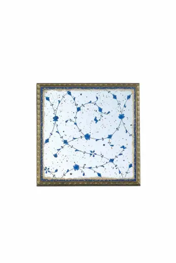 Haliç İşi Desen Ayna 22x22 Cm