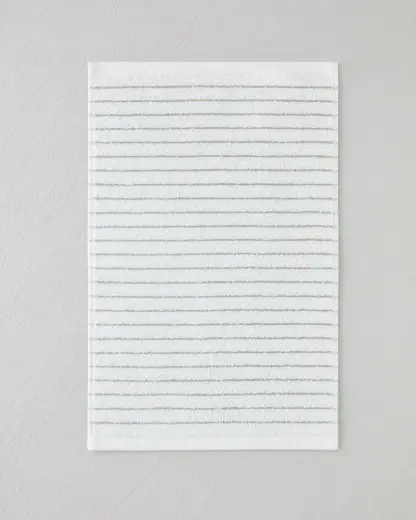 Soft Stripe %100 Pamuk El Havlusu 30x45 cm Fildişi