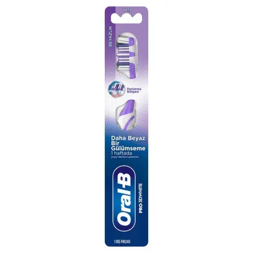 Oral-B Pro-3D White Diş Fırçası - Orta