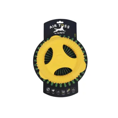 M-Pets Air Tekerlek Suda Yüzen Köpek Oyuncağı 22x3,4 cm (Sarı)
