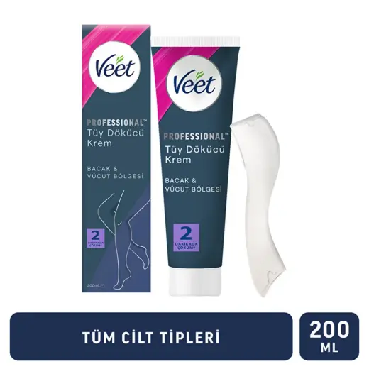 Veet Profesyonel Tüy Dökücü Krem Tüm Ciltler 200 ml