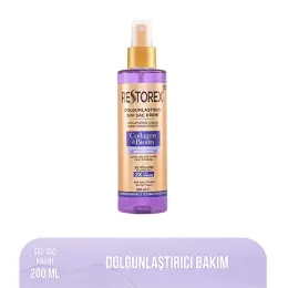 Restorex Kolajen & Biotin Dolgunlaştırıcı Sıvı Saç Bakım Kremi 200 ml 1