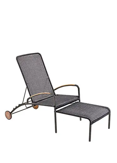 Capri Opti Anthracite Çelik Şezlong