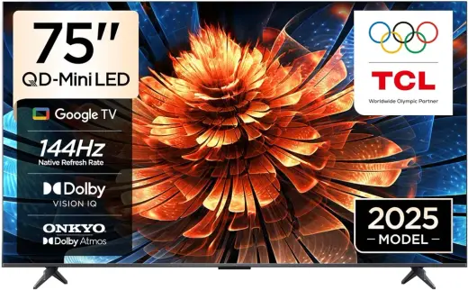 Tcl 75Q6C 4K Ultra HD 75" 190 Ekran Uydu Alıcılı Google Smart MiniLED TV