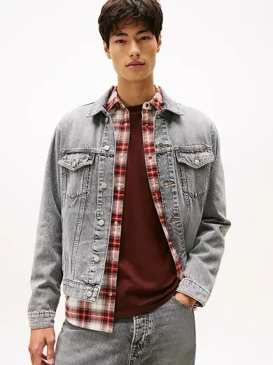 Erkek Ryan Regular Trucker Denim Ceket