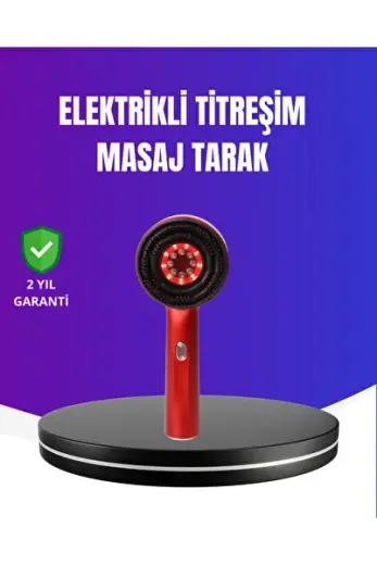 Kırmızı Işık Terapi Saç Masaj Tarak, Doğal Saç Bakım Aracı