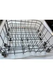 ARÇELİK-BEKO-ALTUS Bulaşık Makinesi Alt Sepet + Kaşıklık Sepeti (Gri Renk) 4