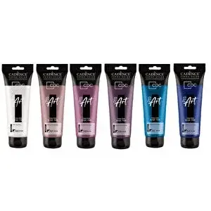 Ankara Hobi Proart Heavy Body Ultra Parlak Metali̇k Akri̇li̇k Boya 6'li Set