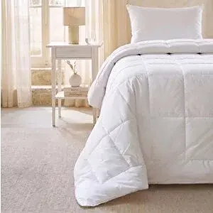 Ocean Home Textile Pamuklu Saten Biyeli Mikrojel Tek Kişilik Yorgan155 X 215 Cm