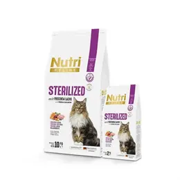 Nutri Feline Sterilised Kısırlaştırılmış Tahılsız Kedi Maması 10 kg 2