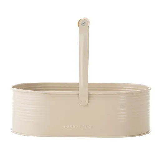 Mudo Home Roma Kulplu Düzenleyi̇ci̇ Mat Bej 32x18x26