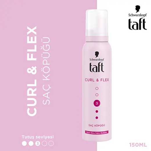Taft Curl & Flex Saç Köpüğü 150 ml
