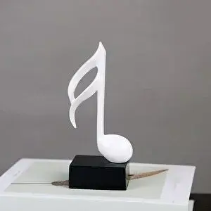 Sume Ev Dekor Aksesuarları Dekoratif Sanat Nota El Sanatları Oturma Odası Masa Süsleri Beyaz