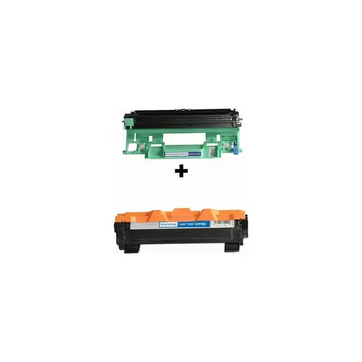 Photo Print Pp Brother DCP-1511 TN-1040 Ithal Muadil Siyah Toner + Brother DR-1040 Muadil Drum Ünitesi 2 Li Set
