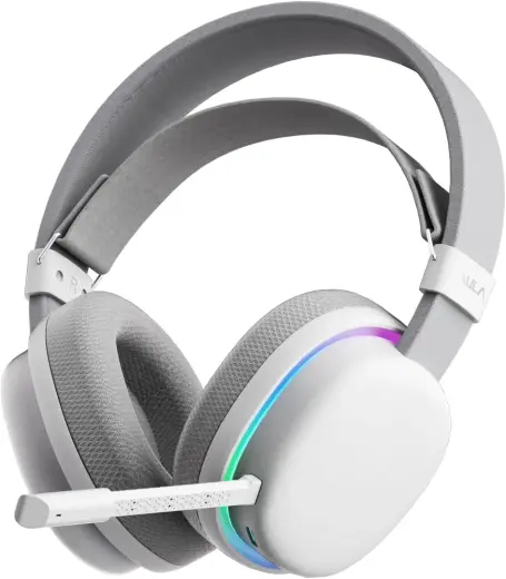 Aula G7 Tri Mode Kablosuz RGB Gaming Mikrofonlu Oyuncu Kulaklığı 40mm Driver Gürültü Engelleyici Beyaz