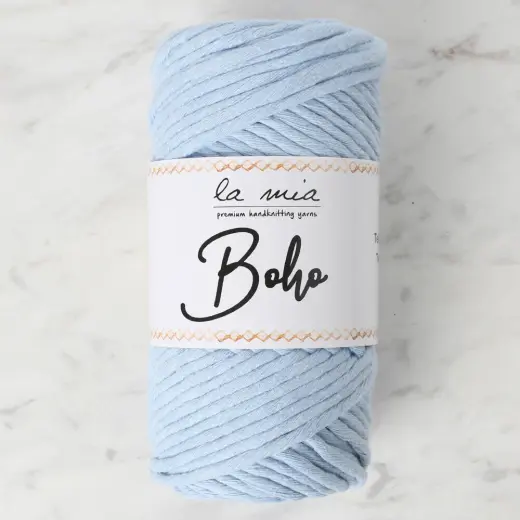 La Mia Boho Açık Mavi Büküm Makrome İpi - L069