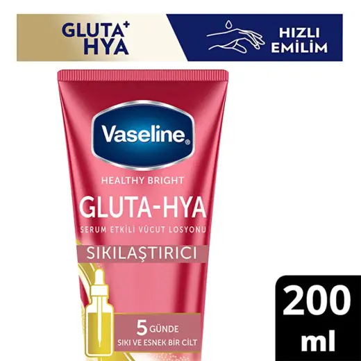 Vaseline Gluta-Hya Serum Etkili Vücut Losyonu Sıkılaştırıcı 200 ml