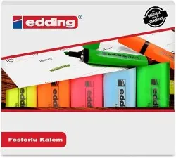 Edding 344 Fosforlu Kalem 5Li Set