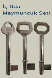 Maymuncuk Oda Kapısı Anahtarı 3 Lü Set Kale, Ito, Hok,şahsuvar 2