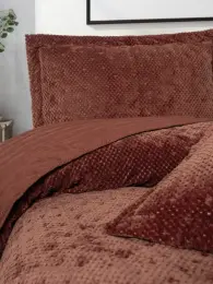 Softnest Çift Kişilik Yatak Örtüsü Boleta Kiremit 3