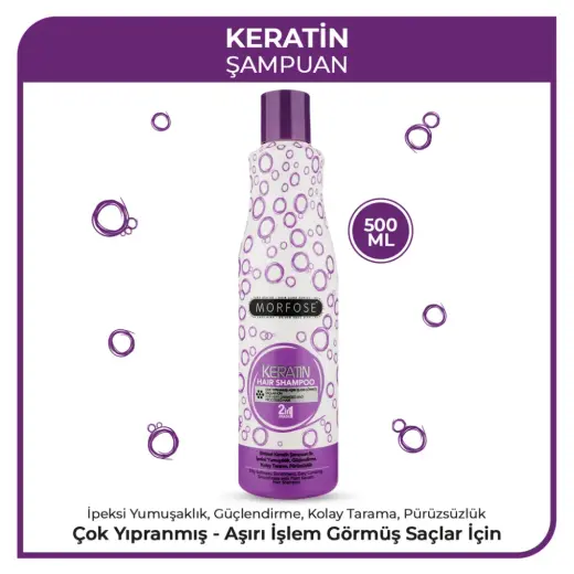 Morfose Keratin Saç Şampuanı 500 ml