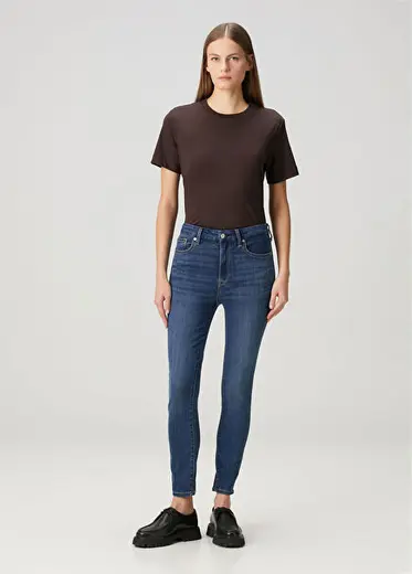 Slim Illusion Mavi Skinny Jean Pantolon