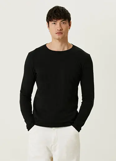 Bysapick Siyah Uzun Kollu T-shirt
