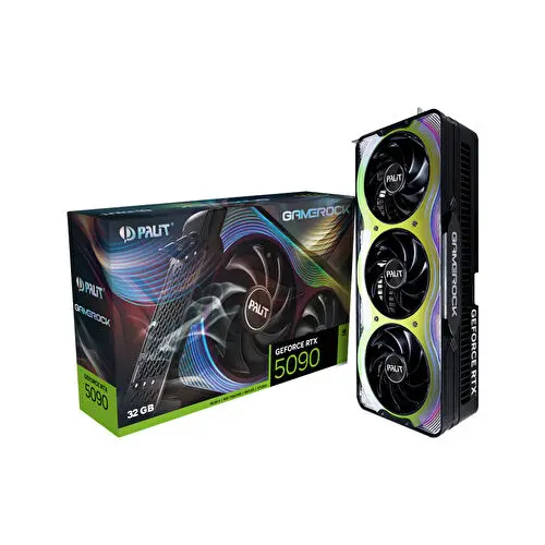 Palit RTX5090 GAMEROCK 32GB 512Bit GDDR7 Ekran Kartı