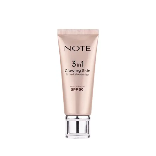 Note 3 in 1 Glowing Skin Tinted Moisturizer 50 SPF Işıltılı Aydınlatıcı Krem