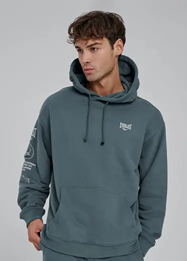 World Comfort Yeşil Kapüşonlu Erkek Sweatshirt