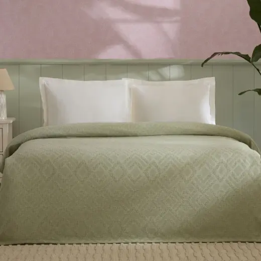 Karaca Home Mansy Çift Kişilik Tek Pike Adaçayı