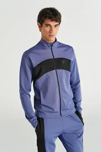 KILEY FERMUARLI SWEATSHIRT Kristal Mavi Erkek Sweatshirt