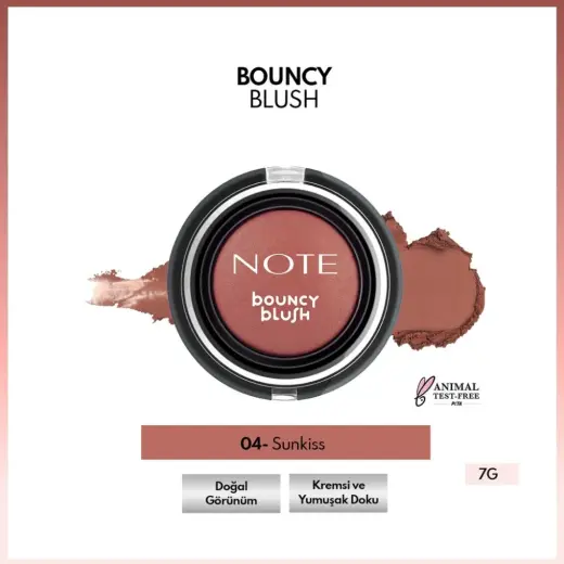 Note Bouncy Blush Allık 04 Sunkiss