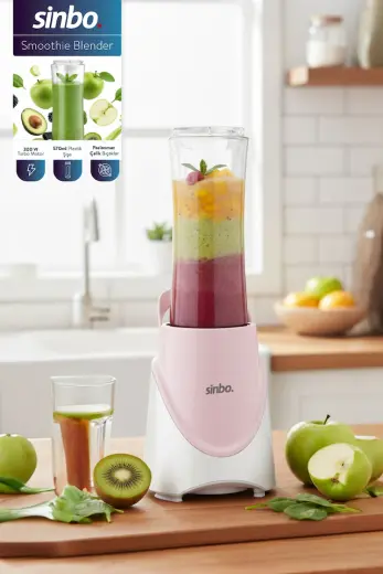 Sinbo SHB-7508 300 W Paslanmaz Çelik Bıçaklı Smoothie Blender