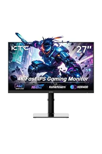 Oyun Monitörü 4K 160Hz 144Hz, 27 inç UHD - Hızlı IPS panel 1ms, HDR400, %132 sRGB, sağlam karbon fiber arka panel, ayarlanabilir stand, oyuncular ve tasarımcılar için DP1.4 / HDMI 2.1 monitör